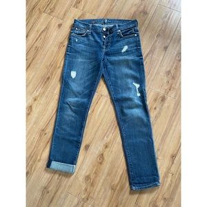 Seven for all Mankind Josephine Feminine Boyfriend Jeans size 26